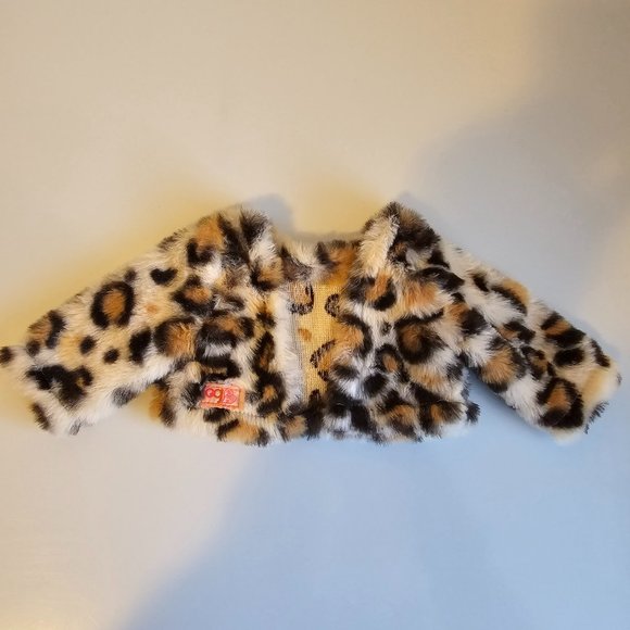 Battat Our Generation Clothing Lot Leopard Print Coat & Plaid Shirt for 18" Doll - Picture 2 of 7